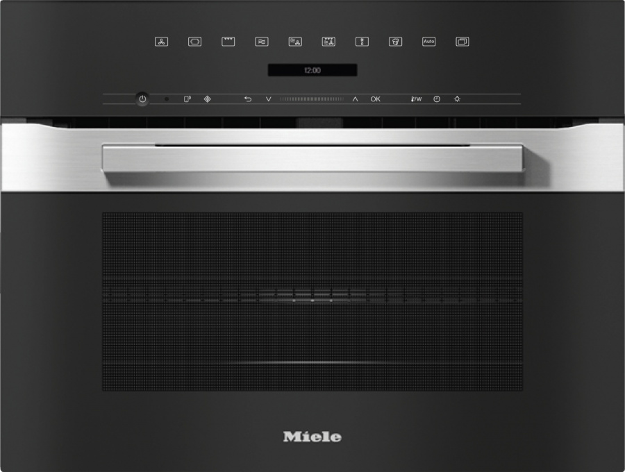 Cuptor electric cu microunde incorp. Miele H7240BM Stainles Steel / 38 l. / A+ / Inox photo 1