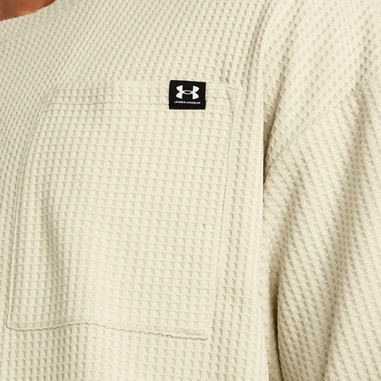 Футболка мужская Under Armour UA Rival Waffle Crew L Бежевый photo 4