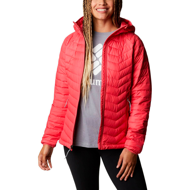 Куртка Columbia Powder Lite Hooded Jacket XS Красный Женский photo 2