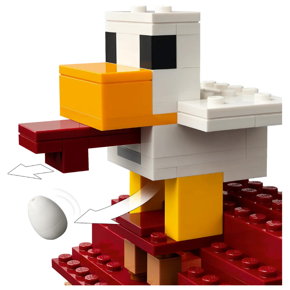 Constructor Lego Minecraft The Ghast Balloon Village Attack 21273 de la 10+ ani photo 10