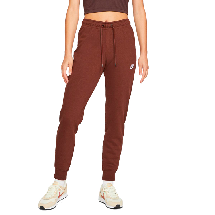 Pantaloni Nike W NSW ESSNTL PANT TIGHT FLC XS Maro Femei photo 6