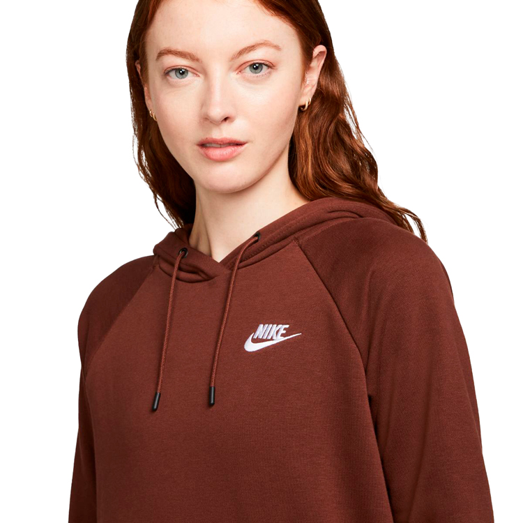 Hanorac Nike W NSW ESSNTL HOODIE PO FLC XS Maro Femei photo 4