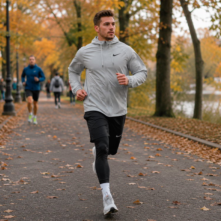 Мужская Ветровка Nike M NP DF FLEX VENT MAX HD JKT M Серый photo 7