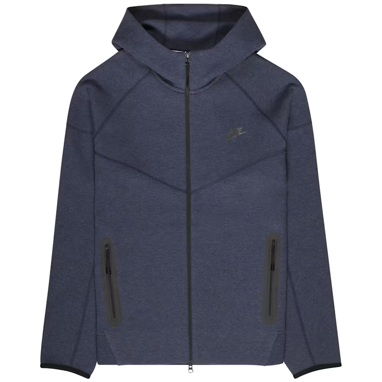 Hanorac pt bărbați Nike M NK TCH FLC FZ WR HOODIE XS Albastru photo 3
