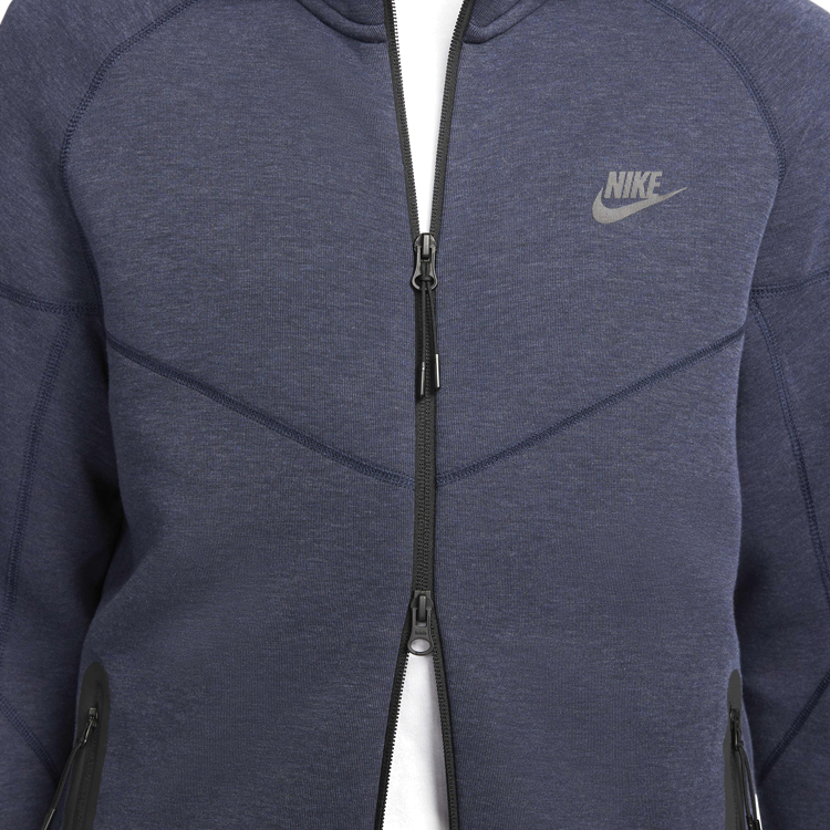 Hanorac pt bărbați Nike M NK TCH FLC FZ WR HOODIE XS Albastru photo 5