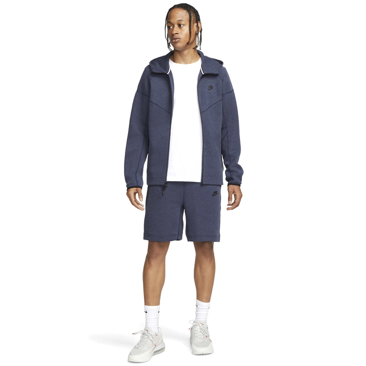 Hanorac pt bărbați Nike M NK TCH FLC FZ WR HOODIE XS Albastru photo 6