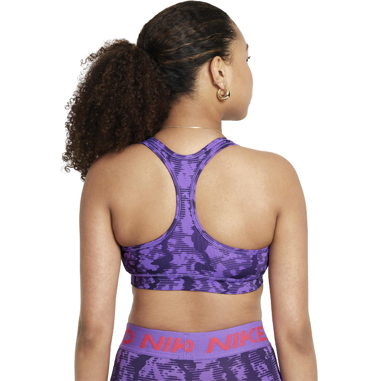Bra sportive Nike G NK SWSH REV AOP BRA / Femei / XL / Violet photo 4