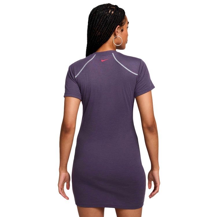 Rochie Nike W NSW DRESS SS FEMME SW M Violet Femei photo 3