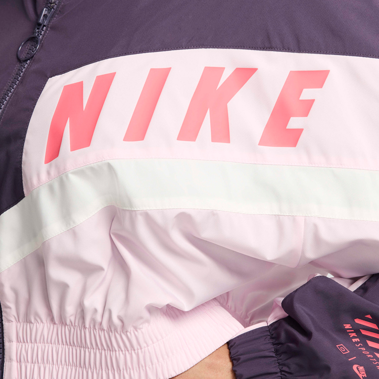 Hanorac Nike W NSW JKT WVN STREET SW M Violet-roz Femei photo 5