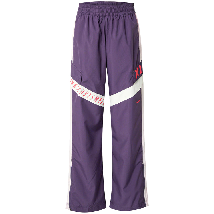 Брюки Nike W NSW WVN OS PANT HR SW S Сиреневый/Розовый Женский photo 2