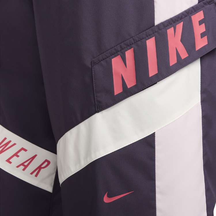 Брюки Nike W NSW WVN OS PANT HR SW S Сиреневый/Розовый Женский photo 4
