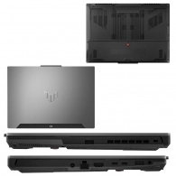 Ноутбук Asus LAPFX507ZCHN073, 16 ГБ, Серый