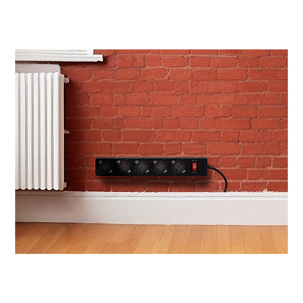 Filtru de retea  Sven SF-05E  5p/5m, Negru photo 6