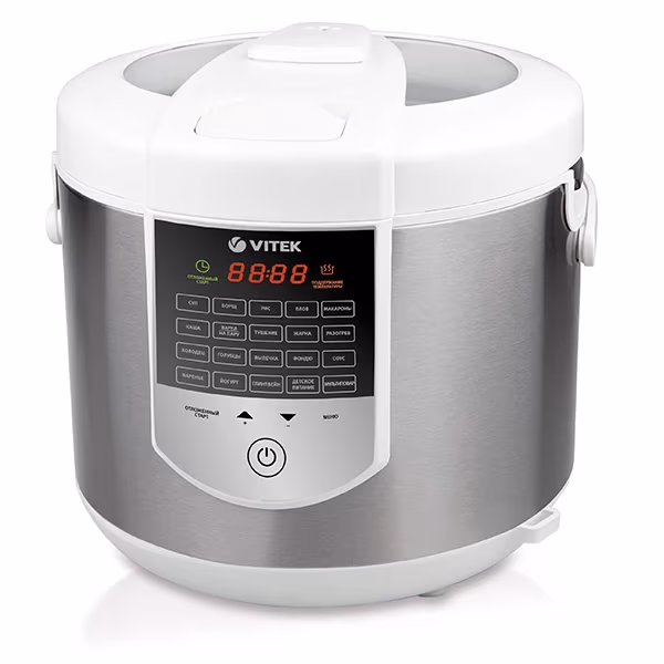 Мультиварка Vitek VT4273, 900 Вт, 30 программ, Серебристый