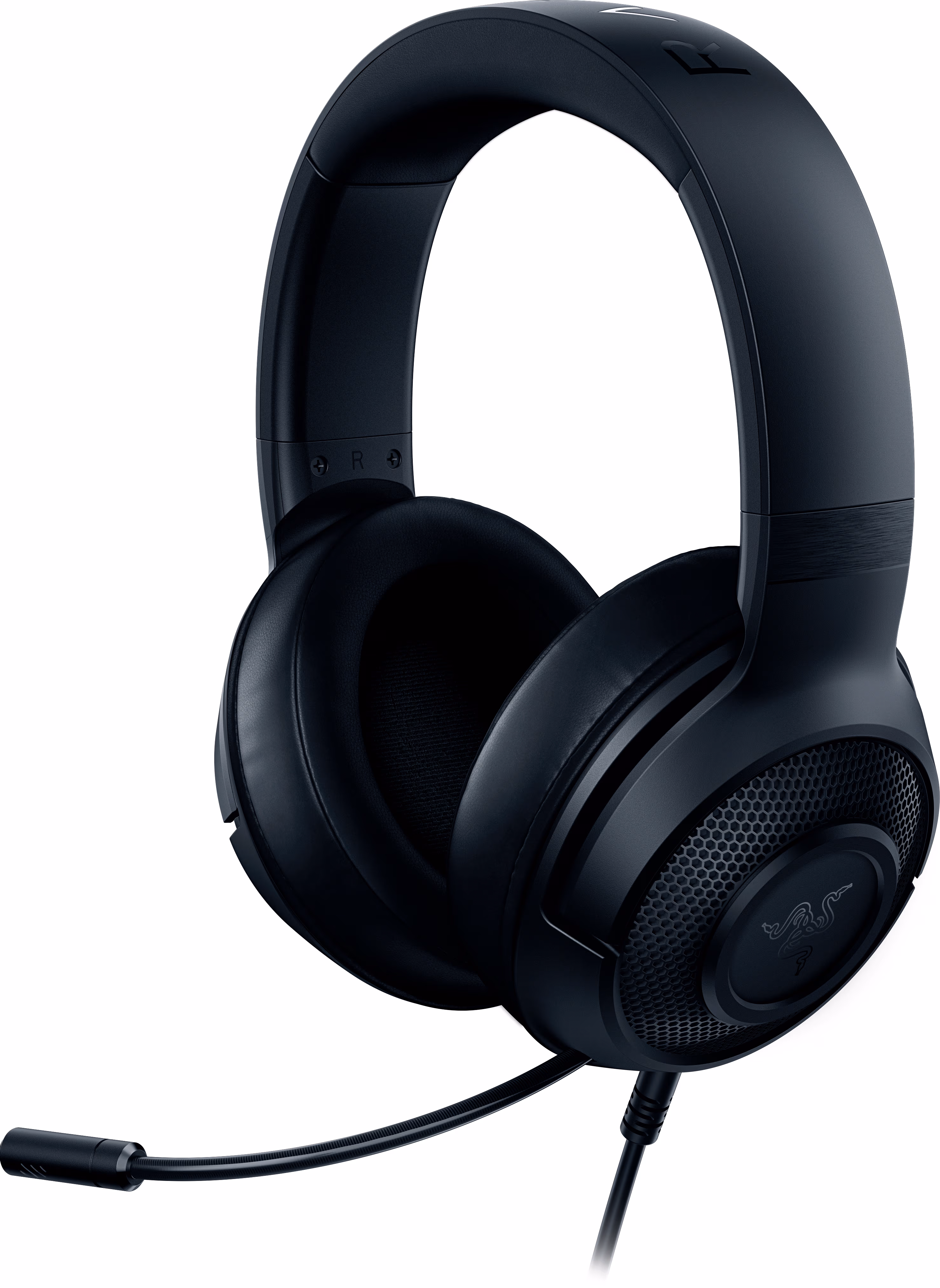 RAZER Kraken X USB Gaming Headset, Bendable Cardioid Microphon, 7.1 Surround Sound, 40mm neodymium driver units, On-headset Controls, USB, Black