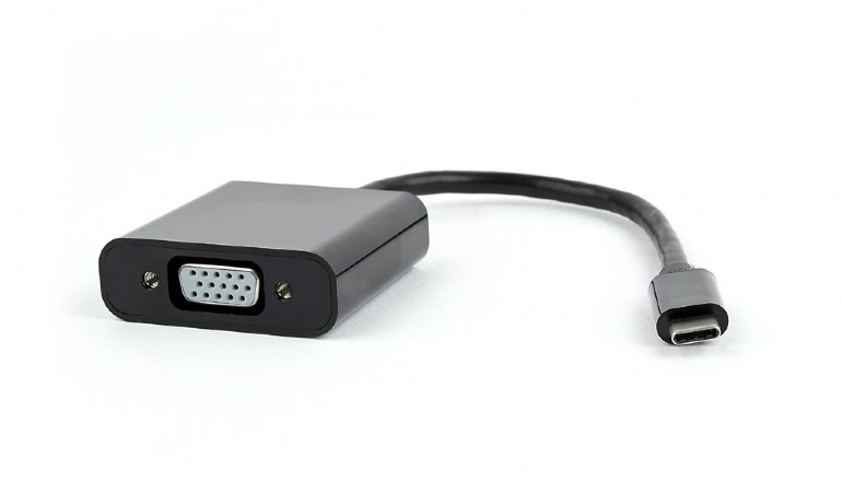 Адаптер Gembird  A-USB3C-VGA-01, USB Type-C to VGA