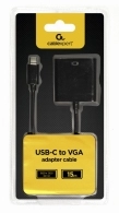 Adaptor Gembird  A-USB3C-VGA-01, USB Type-C to VGA