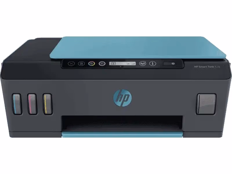 MFD CISS HP Smart Tank 516 Wireless, Black/Green, A4, up to 11ppm/5ppm black/color, up to 4800x1200 dpi, 1200x1200 dpi, Up to 800 p/m, 800Mhz, 256 Mb, 7 segment LCD, Hi-Speed USB 2.0, Wi-Fi, Bluetooth LE, (3*GT53XL Black 135ml, 1*GT52 C/M/Y)