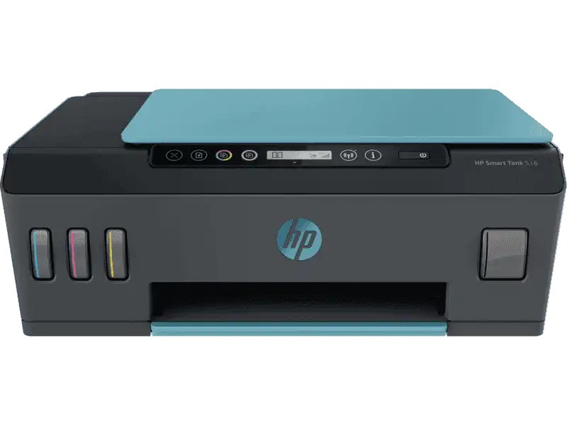 MFD CISS HP Smart Tank 516 Wireless, Black/Green, A4, up to 11ppm/5ppm black/color, up to 4800x1200 dpi, 1200x1200 dpi, Up to 800 p/m, 800Mhz, 256 Mb, 7 segment LCD, Hi-Speed USB 2.0, Wi-Fi, Bluetooth LE, (3*GT53XL Black 135ml, 1*GT52 C/M/Y) photo 1