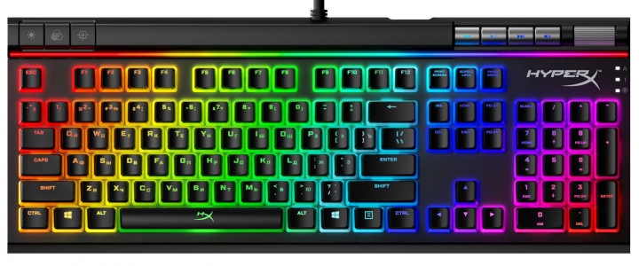 Клавиатура HYPERX Alloy Elite II RGB, HyperX Red switch, [4P5N3AX#ACB]