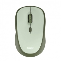 Wireless Silent Mouse Trust Yvi + Eco / 8m 2.4GHz Micro receiver / 1600dpi / Green