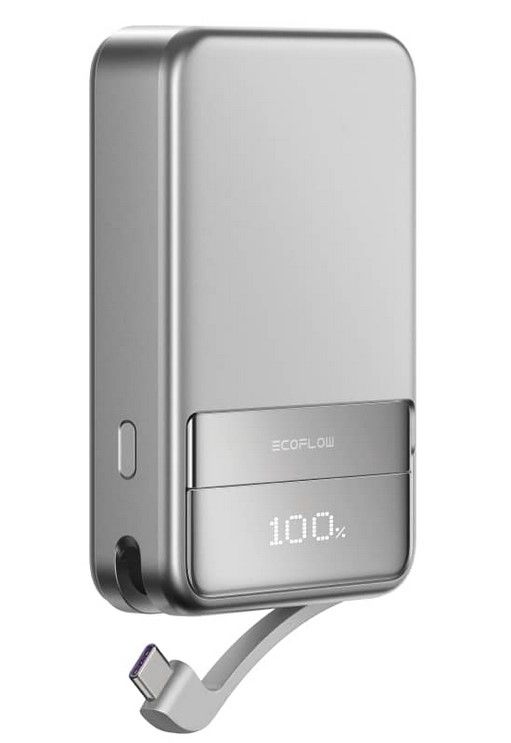 Power Bank Magnetic EcoFlow Rapid 10000/ Wireless Charging Qi2.0 15W, Bluetooth/ 10000 mAh photo 1