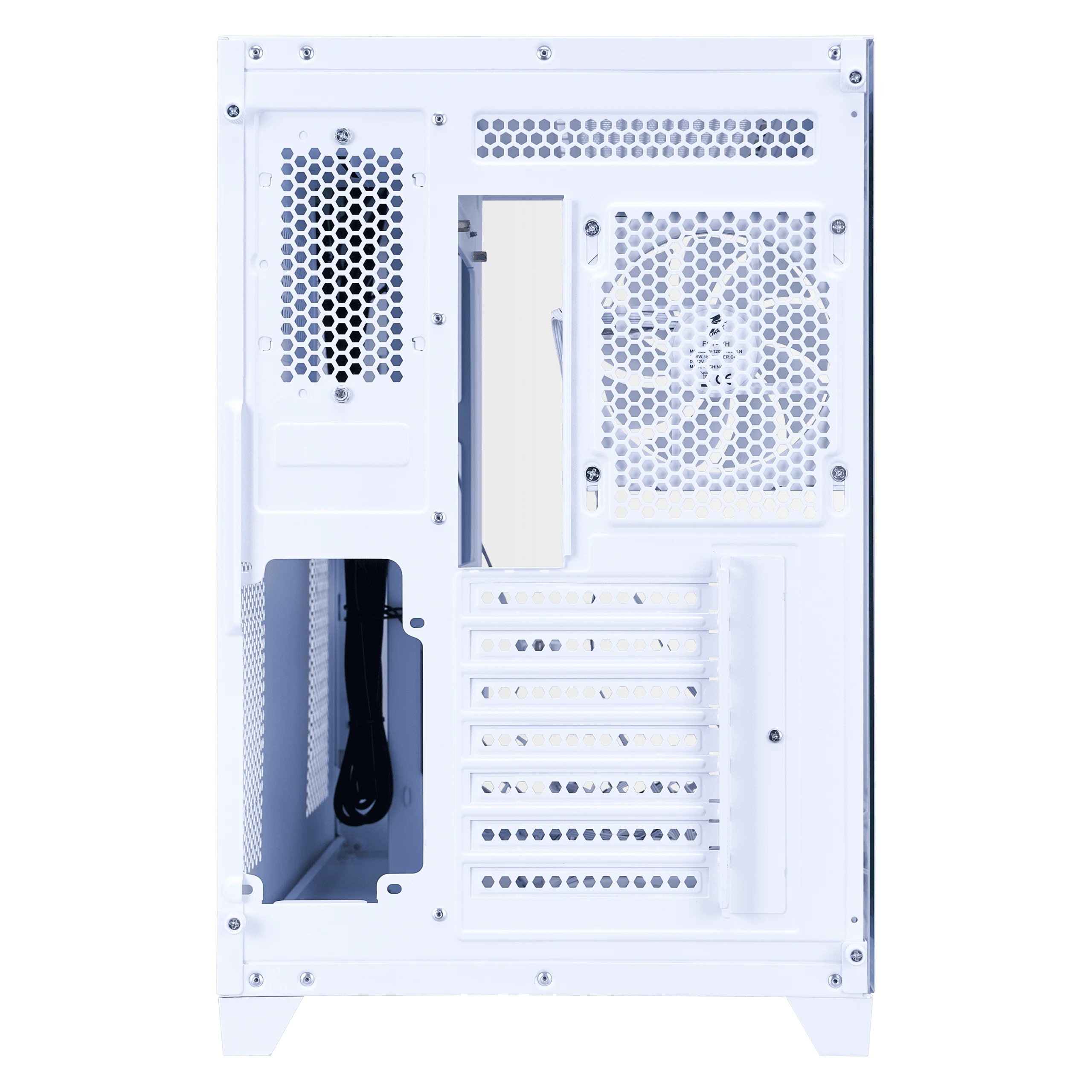 Корпус 1STPLAYER MV8-TP / no PSU / Side-Window / 4x120mm / ATX / White photo 6