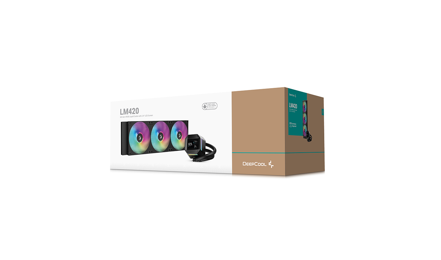 Sistem de racire lichid DEEPCOOL LM420/ Universal/ 350W/ <25.2 dBA/ 82.53 CFM photo 6