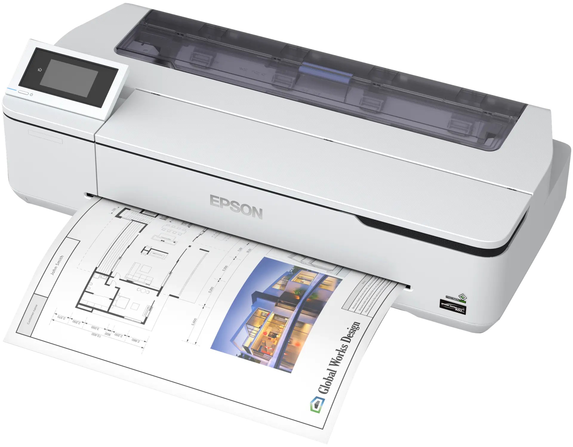 Epson SureColor SC-T3100N 24” (610 mm, A1+), No stand!, 2400x1200dpi, IEEE802.1x, 1Gb, SNMPv3, TLS/SSL, SMTPs, IP Sec, Administrator Mod, Ethernet, USB, Wi-Fi, Epson UltraChrome XD2 T40C140/240/340/440. photo 6