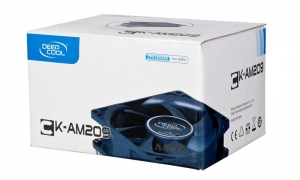 DEEPCOOL Cooler "CK-AM209", Socket AM5/AM4/AM3/AM3+/FM2/FM2+ up to 65W, 80x80x25mm, 2800rpm, <28dBA, 35CFM, 3pins, Hydro Bearing, Aluminium Heatsink (100pcs/box) thumbnav 2