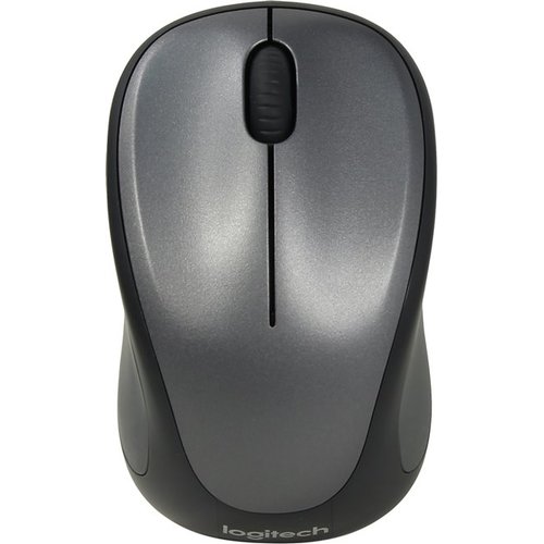 Logitech Wireless Mouse M235 Silver, Optical Mouse, Nano receiver, Silver/Black, Retail photo 1