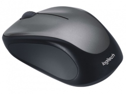 Logitech Wireless Mouse M235 Silver, Optical Mouse, Nano receiver, Silver/Black, Retail thumbnav 3