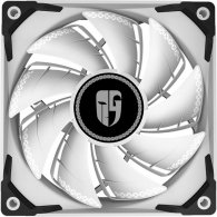 120mm Case Fan - DEEPCOOL Gamer Storm TF series ”TF120S WHITE”, 120x120x25mm, 500-1800rpm, <17.6~31.3dBa, 64.4 CFM, Hydro Bearing, Radiator fan, 4Pin, PWM, MTBF >40000 hours, White thumbnav 1