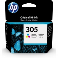 HP 305 (3YM60AE) Tri-color Original Ink for HP DeskJet 2710, HP DeskJet 2720 ,HP DeskJet 2721, HP DeskJet 2722, HP DeskJet 2723, HP DeskJet 2724, HP DeskJet Plus 4110,HP DeskJet Plus 4120, 100 p. thumbnav 1