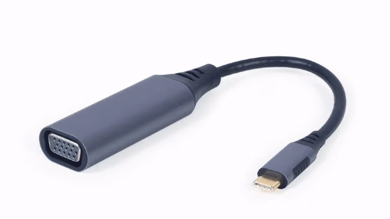 Адаптер Gembird  A-USB3C-VGA-01, USB Type-C to VGA