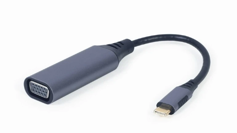 Адаптер Gembird  A-USB3C-VGA-01, USB Type-C to VGA