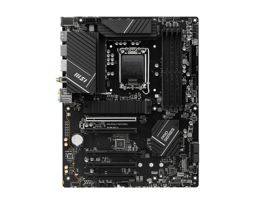 Материнская плата MSI PRO B760-P WIFI DDR4 / 1700 / B760 / DDR4 / ATX photo 2
