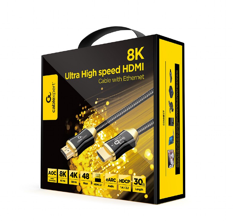 Видео кабель Cablexpert CCBP-HDMI8K-AOC-30M/ ”AOC Premium Series”/ Supports 8K UHD resolutions at 60Hz/ male-male/30 m photo 3
