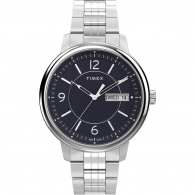 Chicago Day Date 45mm Leather Strap Watch TW2W13600 thumbnav 1