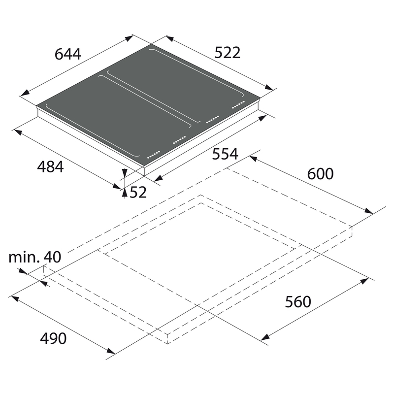 Plita incorporabila inductie Asko HI1655G photo 1 Plita incorporabila inductie Asko HI1655G photo 1