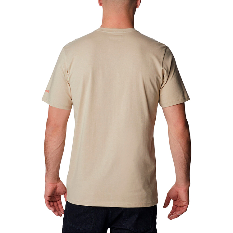 Футболка мужская Columbia Path Lake Graphic Tee II S Бежевый photo 3