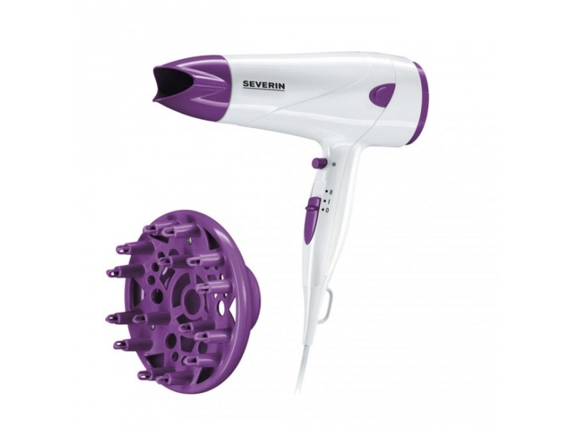 Фен Severin HT0174 2000W Белый с фиолетовым photo 1