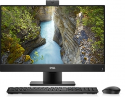 All-in-One PC - 23.8" - DELL OptiPlex 5480 FullHD IPS Non-Touch AG (Intel Core i7-10700T, 16GB (1X16GB) DDR4, M.2 256GB PCIe NVMe, noODD, CR, Integrated graphics, Wi-Fi6 2x2+BT 5.0, TPM, HD Cam, KB + Mouse, Height Adjustable Stand, Win10Pro, Black) thumbnav 1