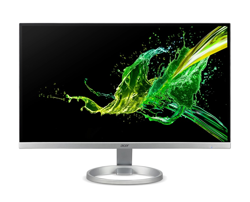 27.0" ACER IPS LED R270S ZeroFrame Silver/Black (1ms, 1000:1, 250cd, 1920x1080, 178°/178°, VGA, HDMI, DisplayPort, Speakers 2 x 2W, Audio Line-out, VESA) [UM.HR0EE.008] photo 1