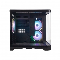 Корпус 1STPLAYER UV5 / no PSU / Side-Window / 3x120mm / mATX / Black thumbnav 4