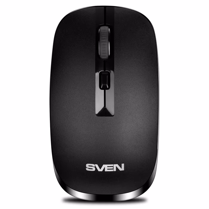 SVEN RX-260W  Wireless, Optical Mouse, 2.4GHz, Nano Receiver, 800/1200/1600 dpi, USB, Black 