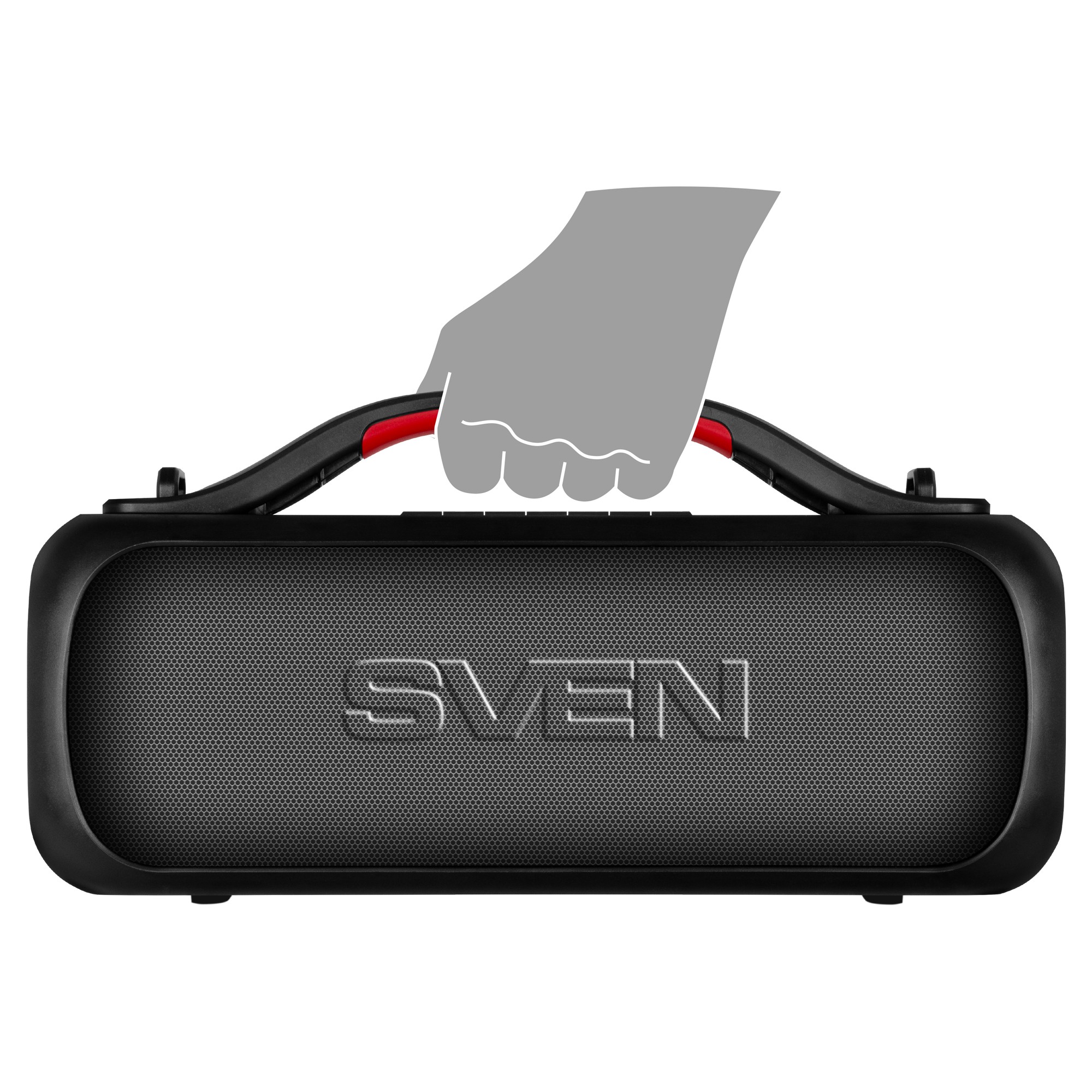 Boxa portabila SVEN PS-360 Black / 24W / Bluetooth / FM tuner / USB / microSD photo 5