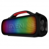Boxa portabila SVEN PS-360 Black / 24W / Bluetooth / FM tuner / USB / microSD thumbnav 1
