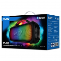 Boxa portabila SVEN PS-360 Black / 24W / Bluetooth / FM tuner / USB / microSD thumbnav 10