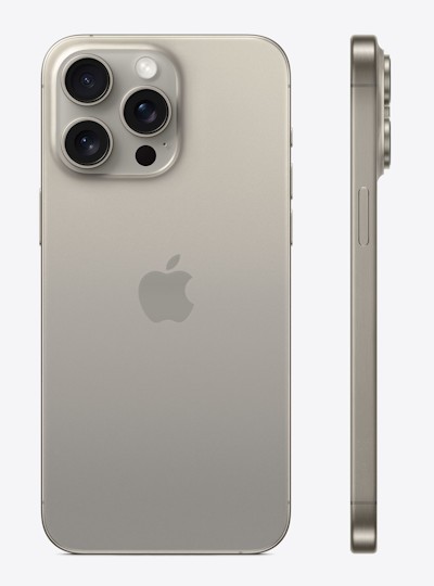 Smartphone Apple iPhone 15 Pro Max (A3106) / 8GB RAM / 256GB / Natural Titanium photo 2